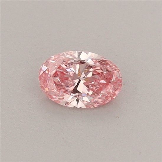 0.24 CT Fancy Vivid Pink OVAL