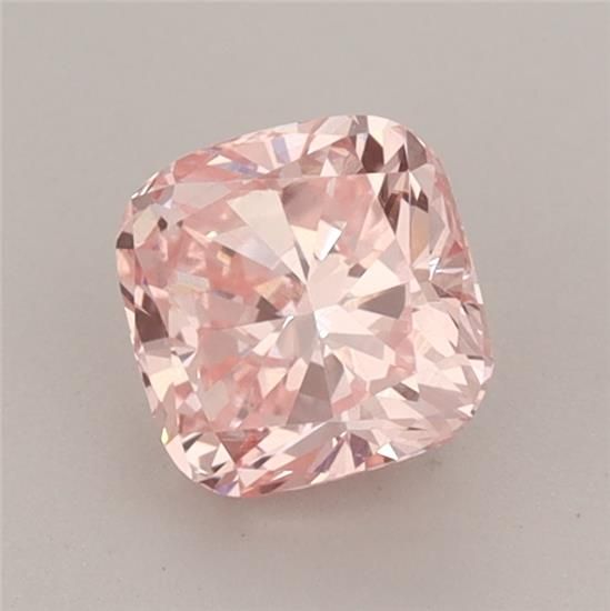 1.02 CT Fancy Vivid Pink CUSHION BRILLIANT