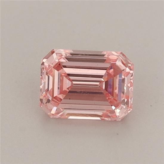 0.55 CT Fancy Vivid Pink EMERALD