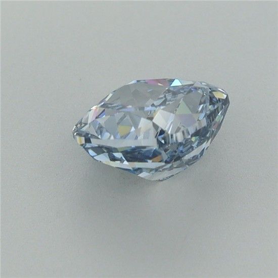 1.23 CT Fancy Vivid Blue CUSHION MODIFIED