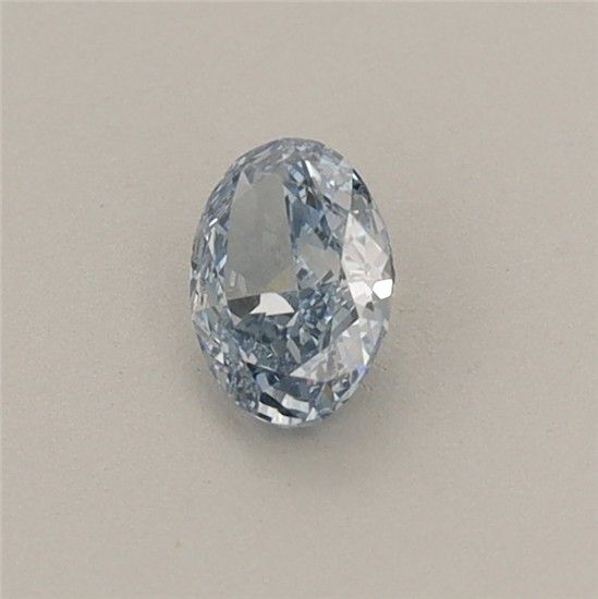 0.29 CT Fancy Vivid Blue OVAL