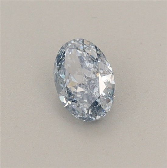 0.33 CT Fancy Vivid Blue OVAL
