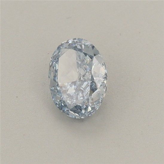 0.35 CT Fancy Vivid Blue OVAL