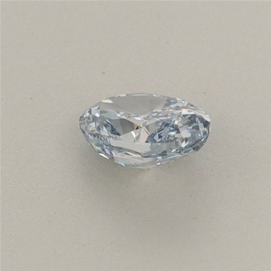 0.39 CT Fancy Intense Blue OVAL