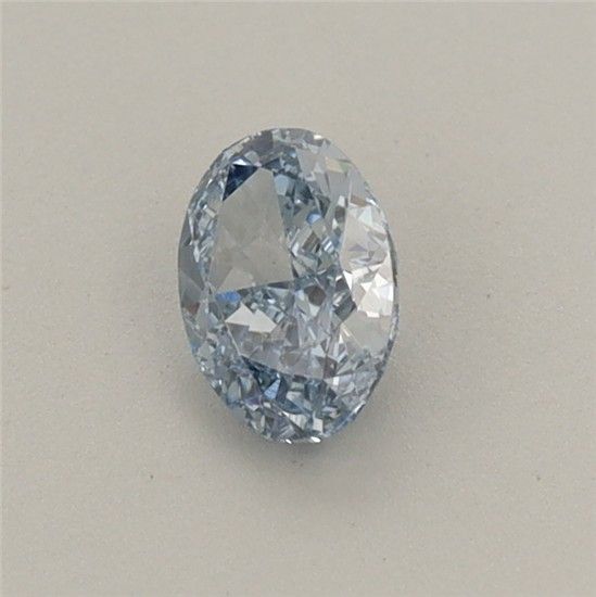 0.43 CT Fancy Intense Blue OVAL