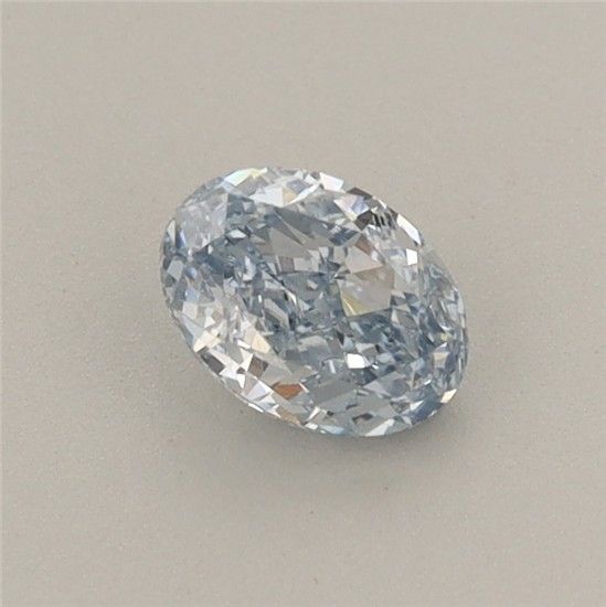 0.45 CT Fancy Blue OVAL