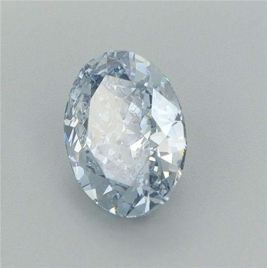 1.34 CT Fancy Vivid Blue OVAL