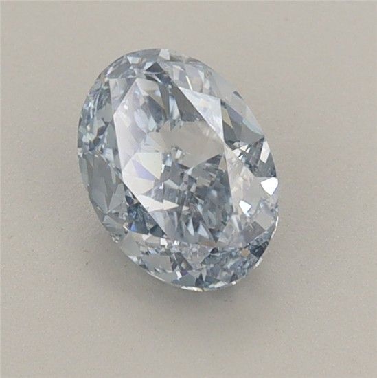 0.85 CT Fancy Intense Blue OVAL