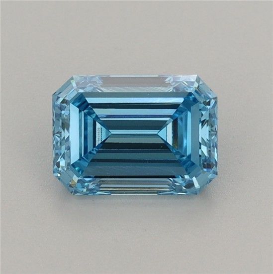 1.1 CT Fancy Vivid Blue EMERALD