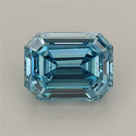 0.95 CT Fancy Vivid Blue EMERALD
