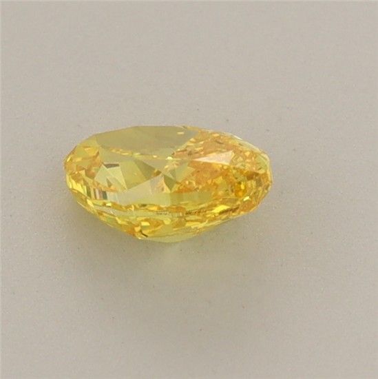 0.51 CT Fancy Vivid Yellow OVAL