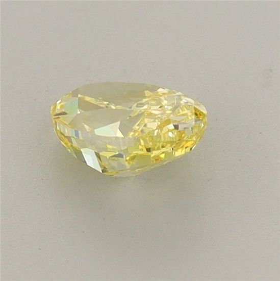 0.63 CT Fancy Vivid Yellow OVAL
