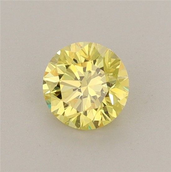 0.53 CT Fancy Vivid Yellow ROUND