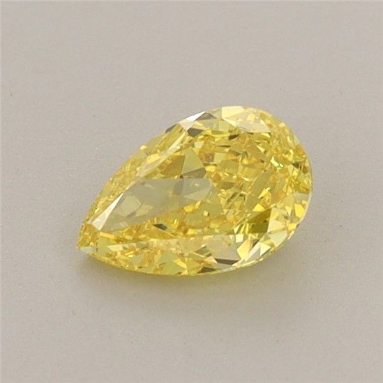 0.55 CT Fancy Vivid Yellow PEAR