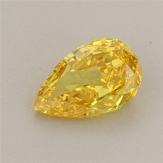 0.56 CT Fancy Vivid Yellow PEAR