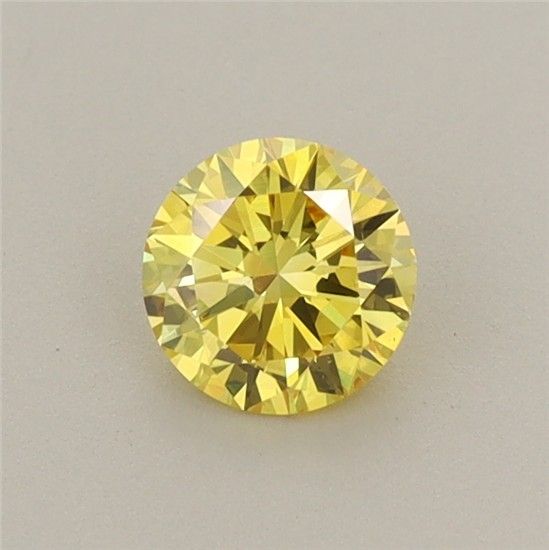 0.49 CT Fancy Vivid Yellow ROUND