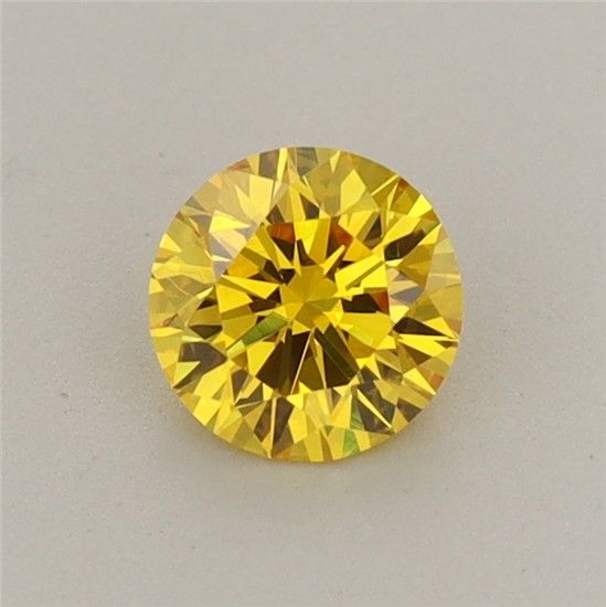 0.48 CT Fancy Vivid Yellow ROUND