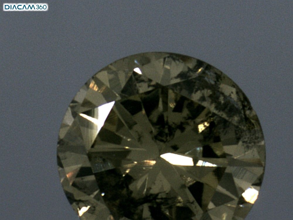 Diament 0.29 ct Fancy Deep Brownish Greenish Yellow/I1
