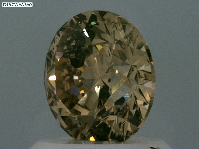 Diament 1.02 ct Fancy Yellowish Brown/I2