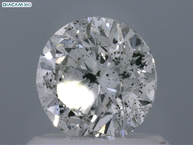 Diament 0.8 ct Faint Green/I1