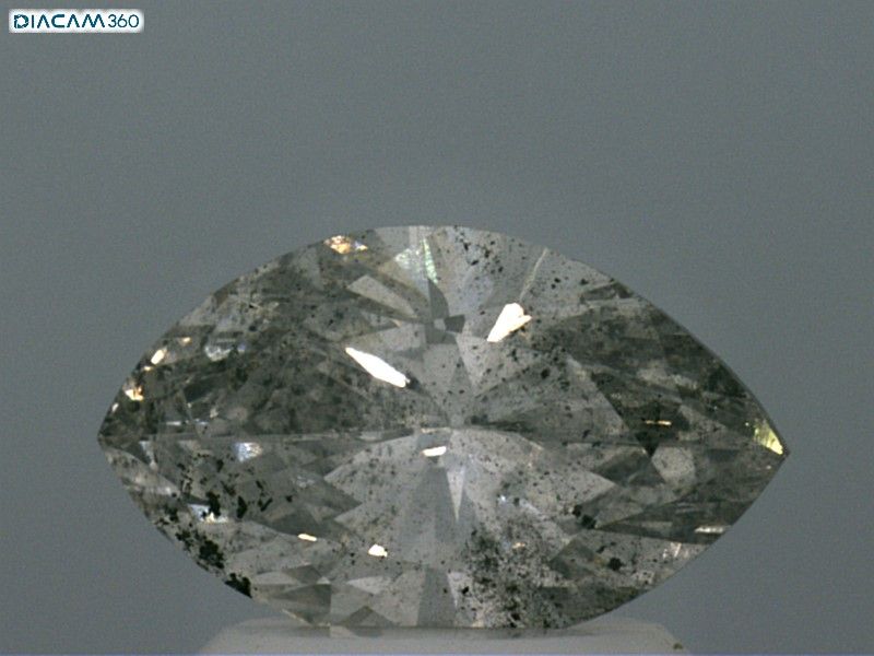 Diament 1.13 ct Fancy Light Gray/I2