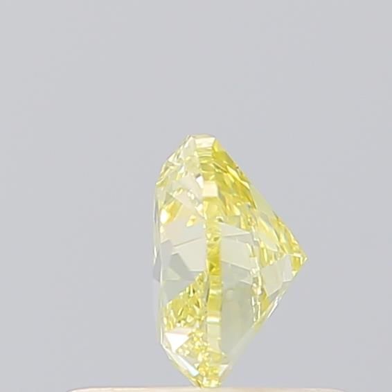 0.49 CT Fancy Intense Yellow HEART