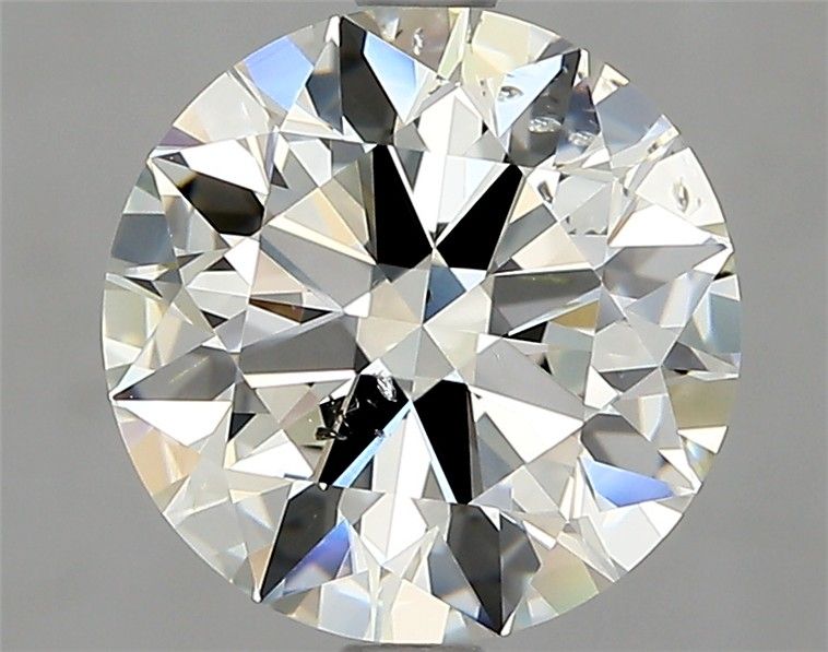 Diamant Rond 3.07 ct - Couleur J - Pureté SI2
