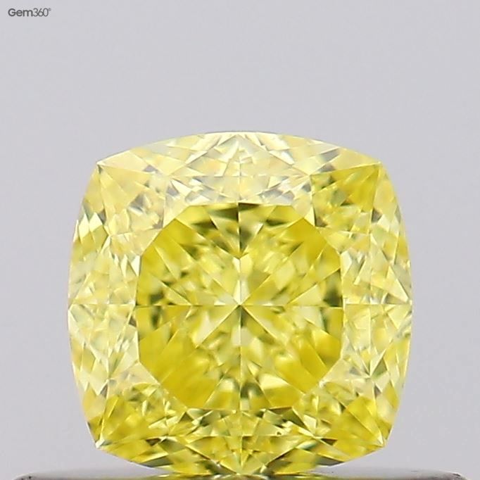 Diament 0.53 ct Fancy Vivid Yellow/VS1