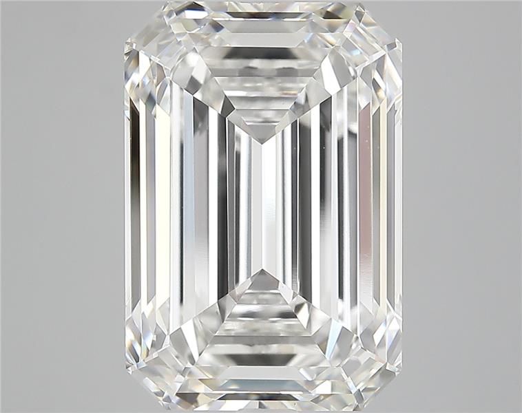 Diamant Émeraude 10.25 ct - Couleur H - Pureté VS1