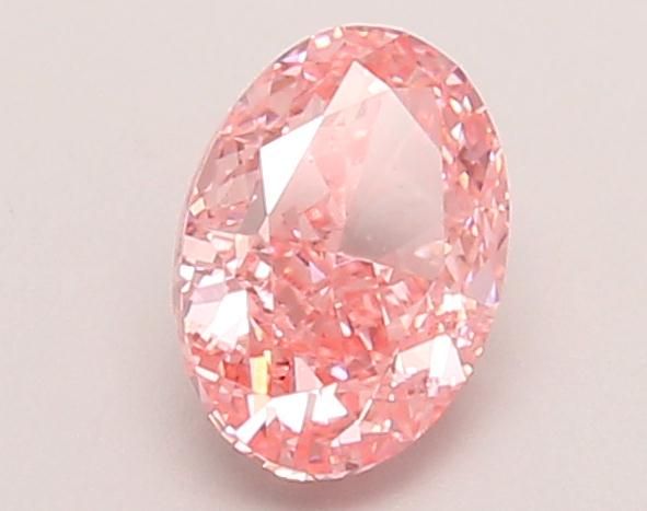 0.87 CT Fancy Vivid Pink OVAL