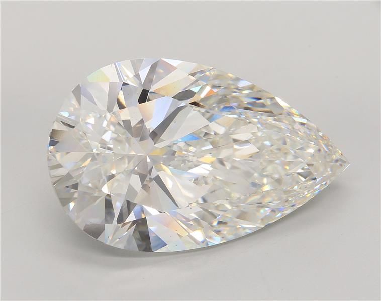 32.74 ct. pear Lab Grown Diamond front image