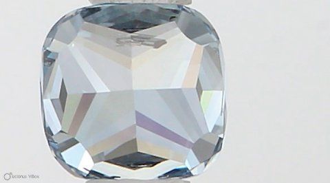 0.35 CT Fancy Intense Blue CUSHION MODIFIED
