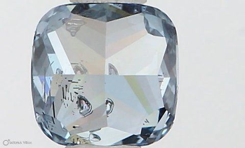 0.4 CT Fancy Intense Blue CUSHION MODIFIED