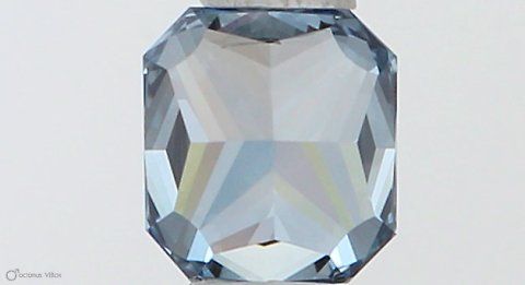 0.33 CT Fancy Vivid Blue RADIANT