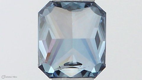 0.33 CT Fancy Vivid Blue RADIANT