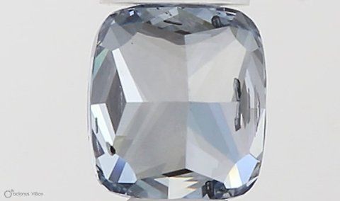 0.33 CT Fancy Vivid Blue CUSHION MODIFIED