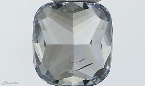 0.38 CT Fancy Intense Blue CUSHION MODIFIED