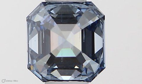 0.41 ct Square Emerald diamond