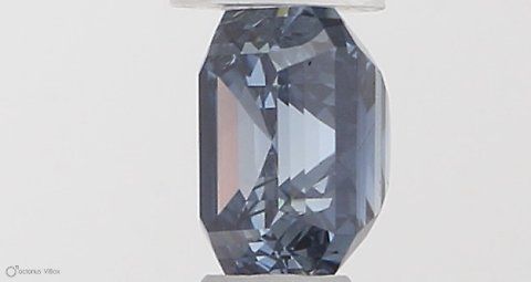 0.32 CT Fancy Deep Blue SQUARE EMERALD
