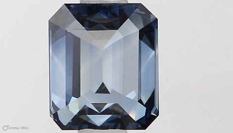 0.90 ct. emerald Lab Grown Diamond front image
