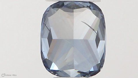 0.33 CT Fancy Intense Blue EMERALD