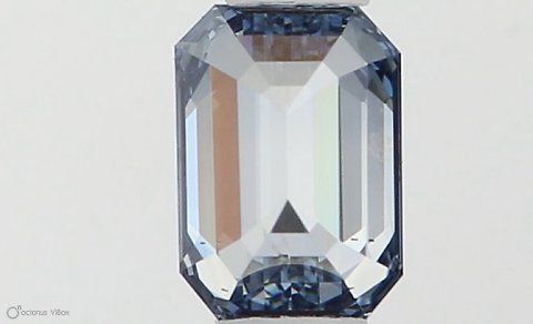 0.32 CT Fancy Intense Blue EMERALD