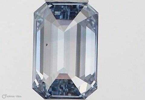 0.3 CT Fancy Intense Blue EMERALD
