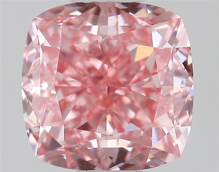 1.01 CT Fancy Vivid Pink CUSHION MODIFIED