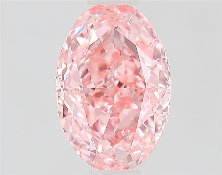 1.07 CT Fancy Vivid Pink OVAL