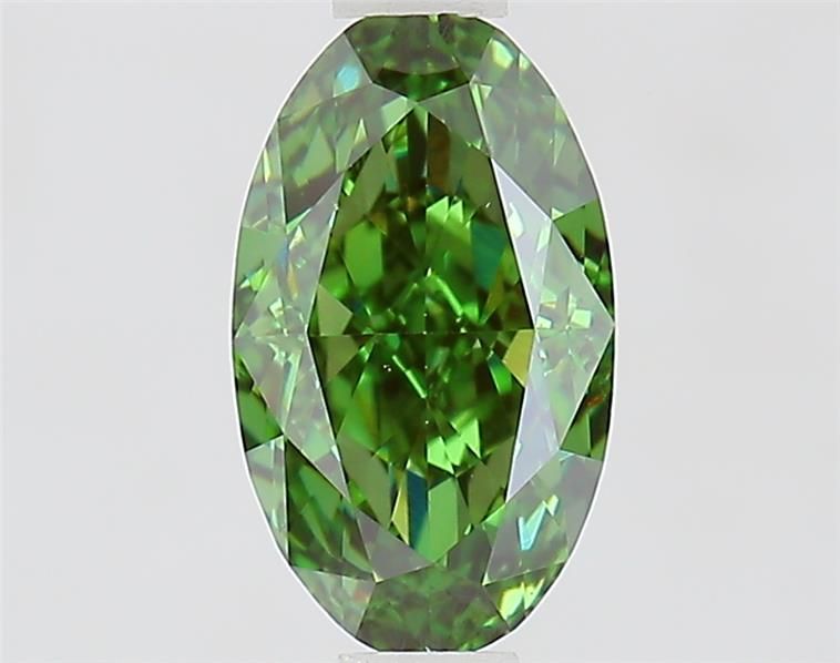 1.12 CT Fancy Vivid Green OVAL