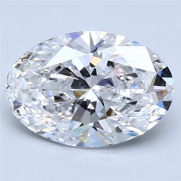 2.05 ct. oval Lab Grown Diamond front image