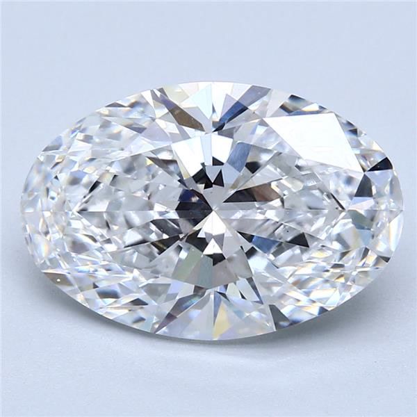 4.08 ct. oval Lab Grown Diamond front image
