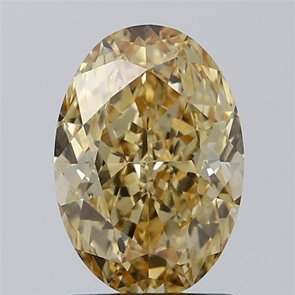 1.31 CT Fancy Vivid Yellow OVAL