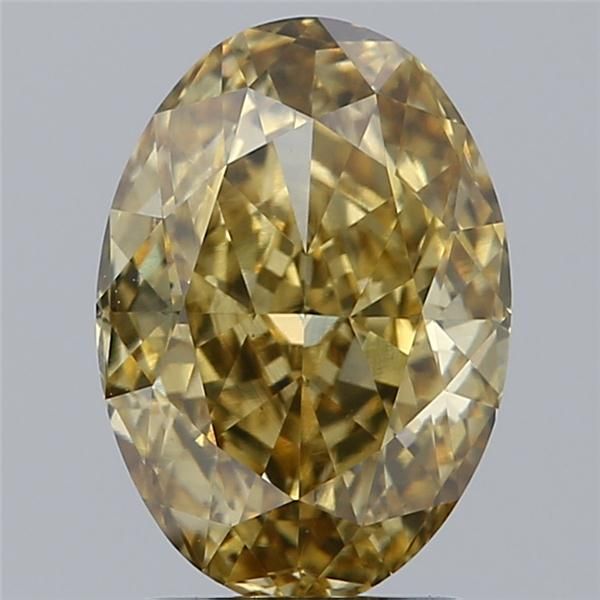2.04 CT Fancy Vivid Yellow OVAL